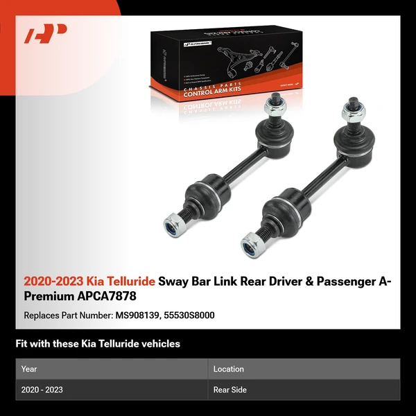 2020-2023 Kia Telluride Sway Bar Link Rear Driver & Passenger A-Premium APCA7878