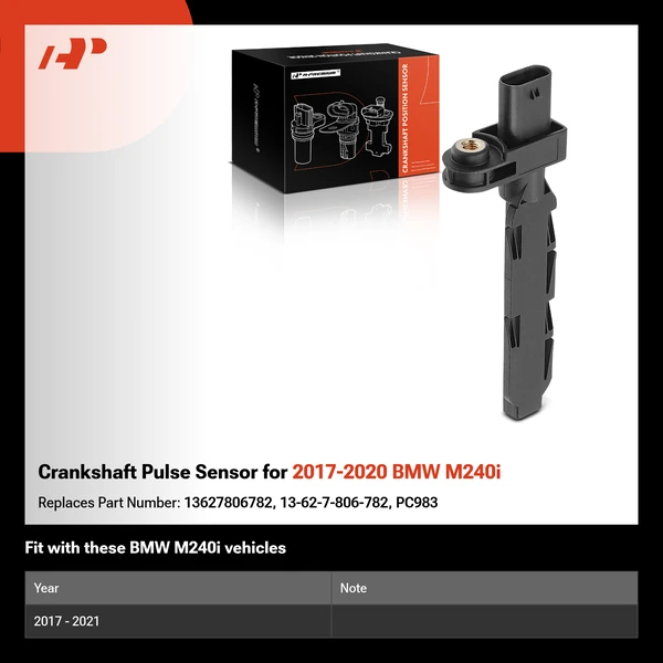 Crankshaft Pulse Sensor for 2017-2020 BMW M240i