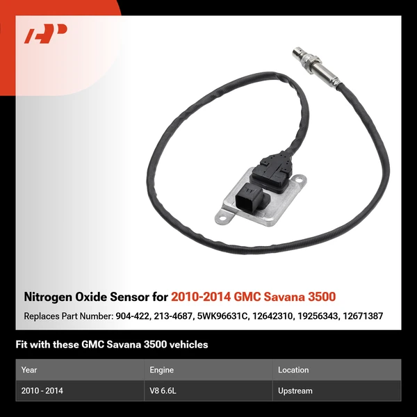 Nitrogen Oxide Sensor for 2010-2014 GMC Savana 3500