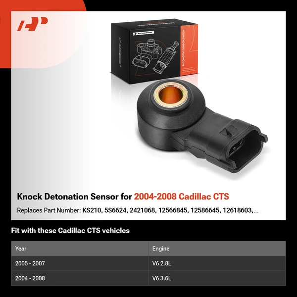 Knock Detonation Sensor for 2004-2008 Cadillac CTS