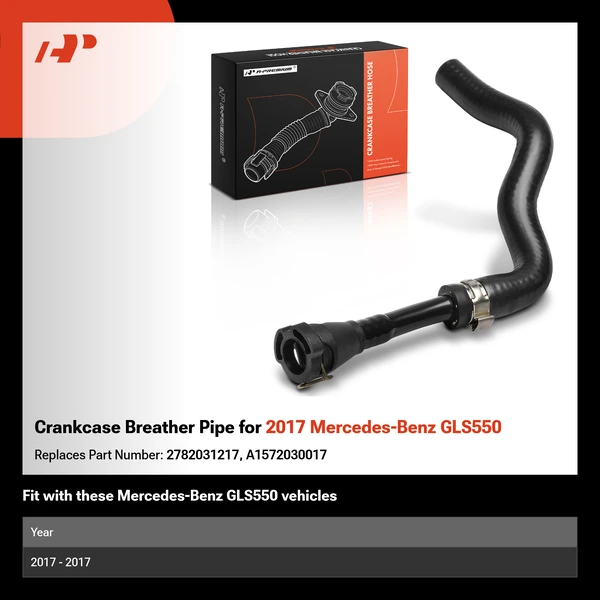 Crankcase Breather Pipe for 2017 Mercedes-Benz GLS550