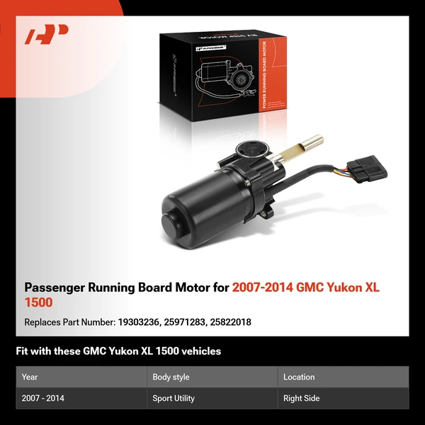 Passenger Running Board Motor for 2007-2014 GMC Yukon XL 1500