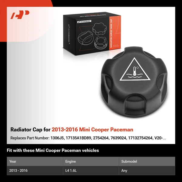 Radiator Cap for 2013-2016 Mini Cooper Paceman