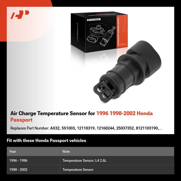 Air Charge Temperature Sensor for 1996 1998-2002 Honda Passport