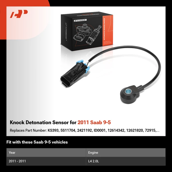 Knock Detonation Sensor for 2011 Saab 9-5