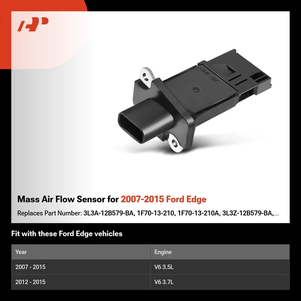 Mass Air Flow Sensor for 2007-2015 Ford Edge