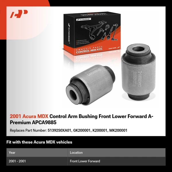 2001 Acura MDX Control Arm Bushing Front Lower Forward A-Premium APCA9885