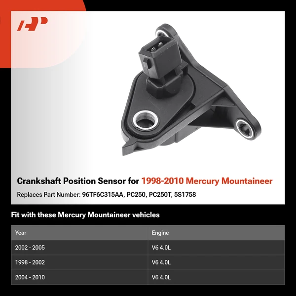 Crankshaft Position Sensor for 1998-2010 Mercury Mountaineer