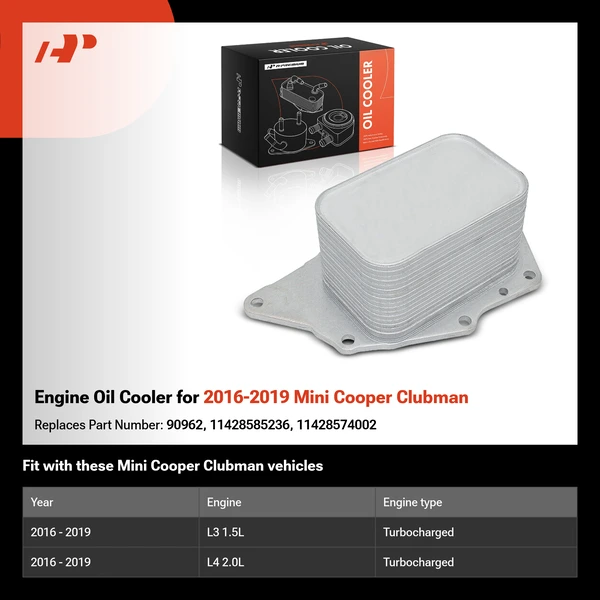 Engine Oil Cooler for 2016-2019 Mini Cooper Clubman