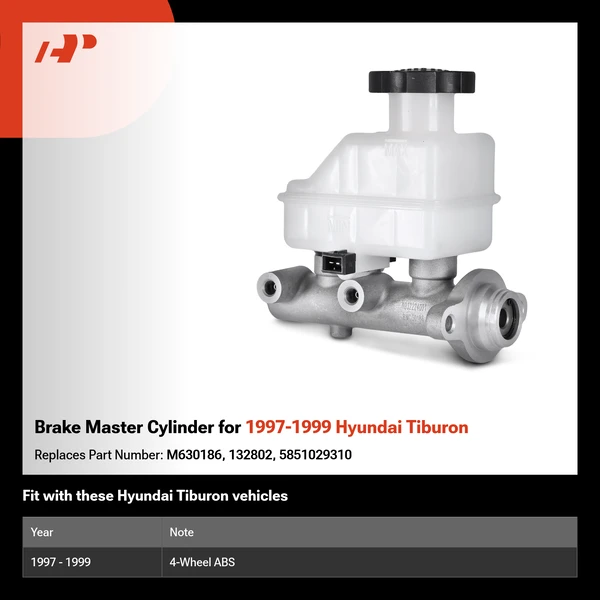 Brake Master Cylinder for 1997-1999 Hyundai Tiburon