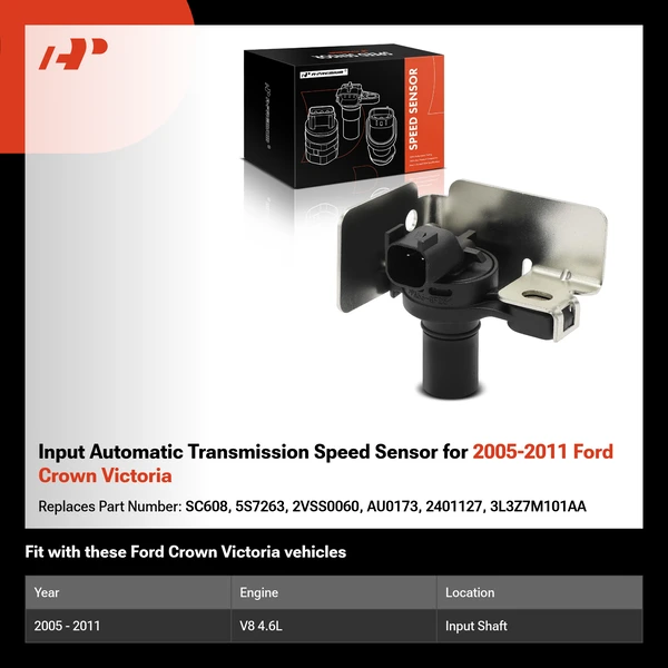 Input Automatic Transmission Speed Sensor for 2005-2011 Ford Crown Victoria