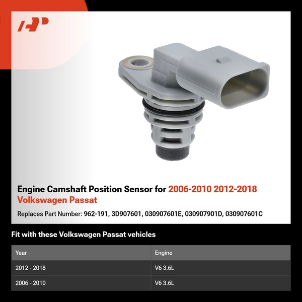 Engine Camshaft Position Sensor for 2006-2010 2012-2018 Volkswagen Passat