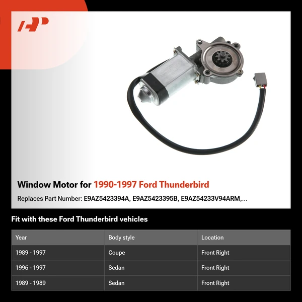 Window Motor for 1990-1997 Ford Thunderbird