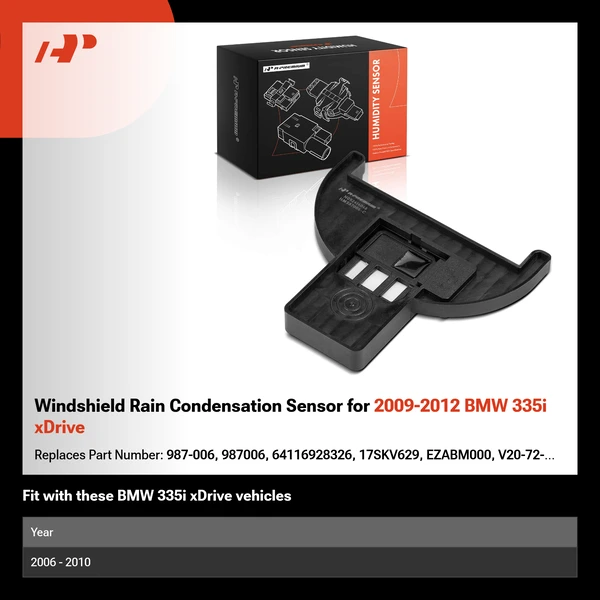 Windshield Rain Condensation Sensor for 2009-2012 BMW 335i xDrive
