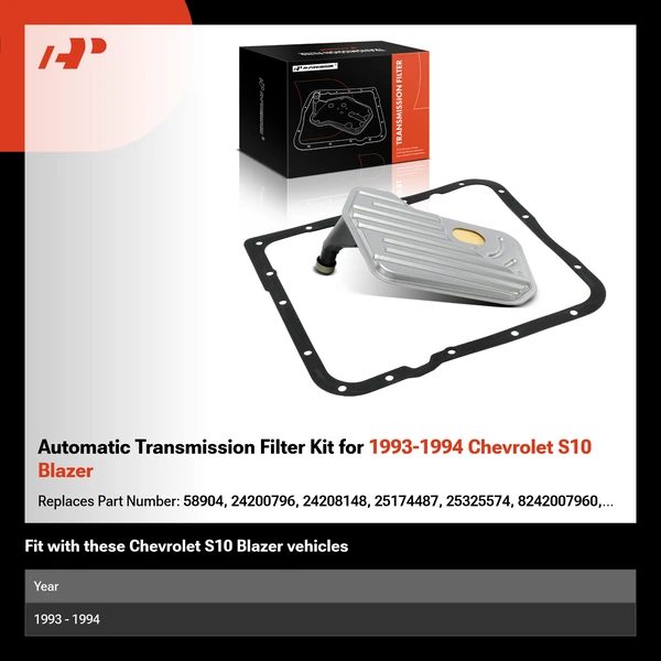 Automatic Transmission Filter Kit for 1993-1994 Chevrolet S10 Blazer