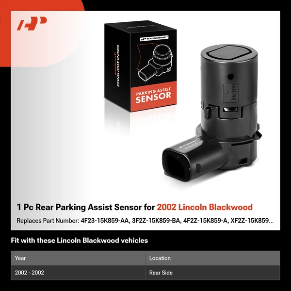 1 Pc Rear Parking Assist Sensor for 2002 Lincoln Blackwood