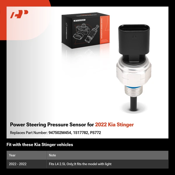 Power Steering Pressure Sensor for 2022 Kia Stinger