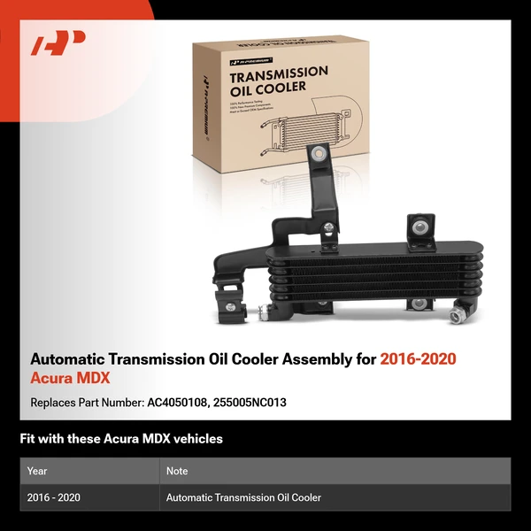 Automatic Transmission Oil Cooler Assembly for 2016-2020 Acura MDX