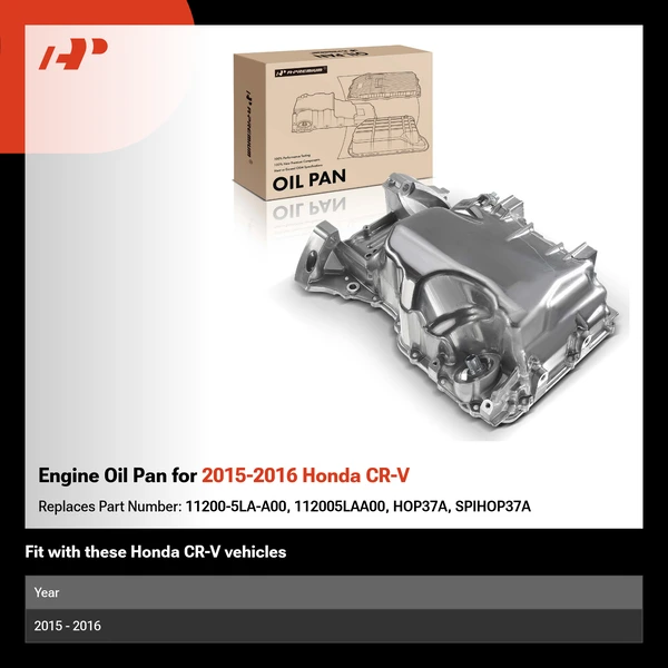 Engine Oil Pan for 2015-2016 Honda CR-V