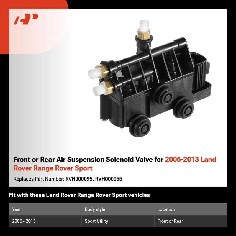 Front or Rear Air Suspension Solenoid Valve for 2006-2013 Land Rover Range Rover Sport
