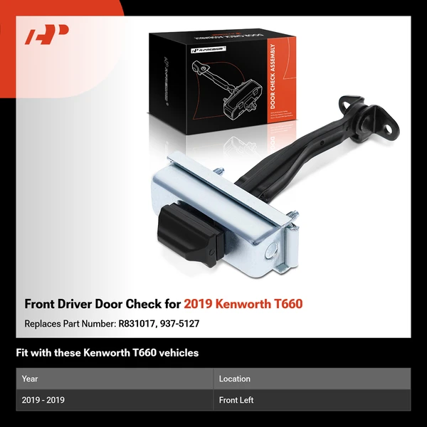 Front Driver Door Check for 2019 Kenworth T660