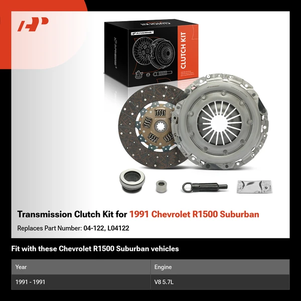 Transmission Clutch Kit for 1991 Chevrolet R1500 Suburban