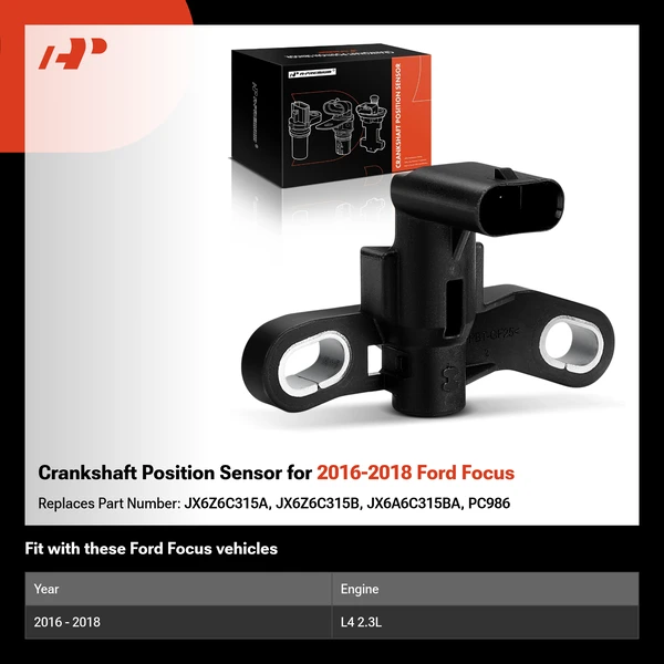 Crankshaft Position Sensor for 2016-2018 Ford Focus