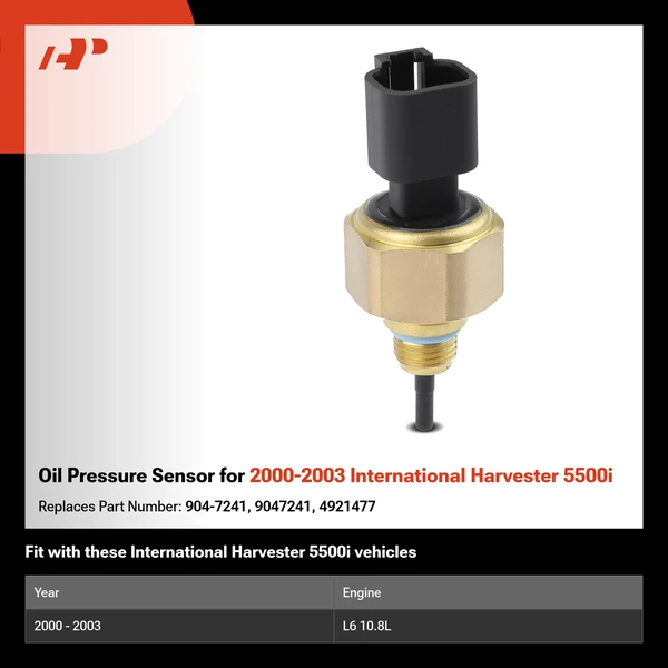 Oil Pressure Sensor for 2000-2003 International Harvester 5500i