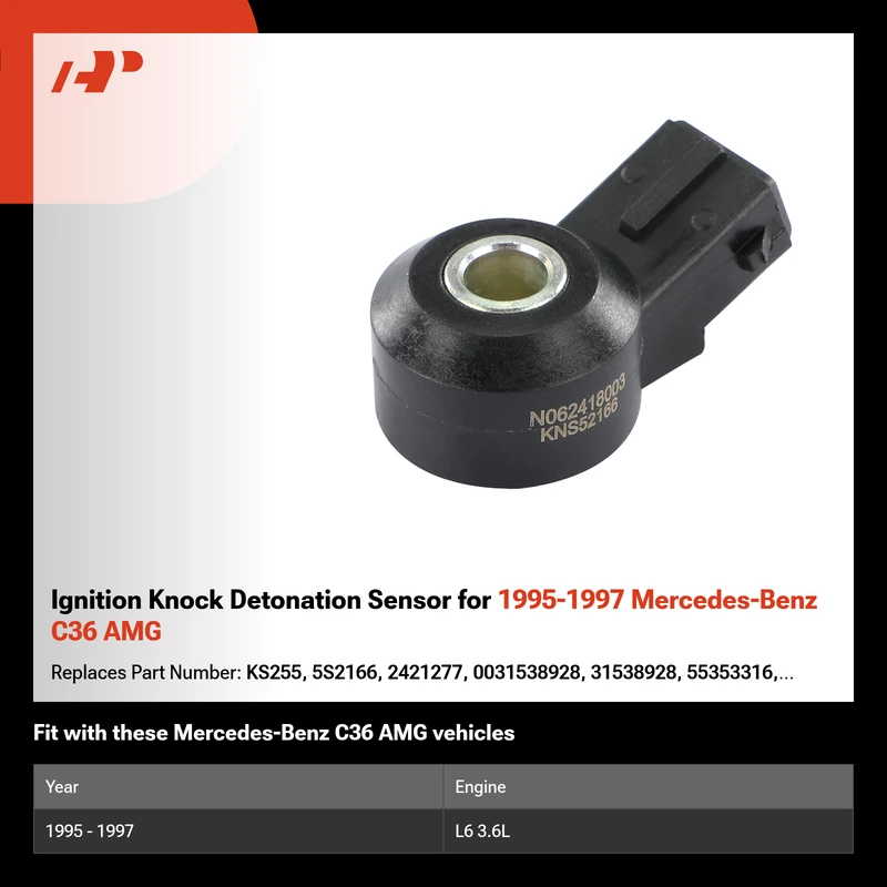 Ignition Knock Detonation Sensor for 1995-1997 Mercedes-Benz C36 AMG