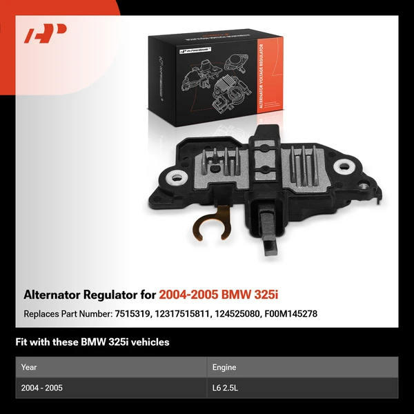 Alternator Regulator for 2004-2005 BMW 325i