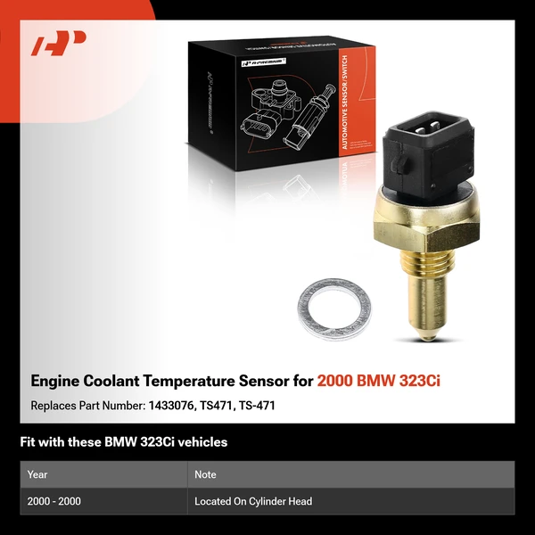 Engine Coolant Temperature Sensor for 2000 BMW 323Ci