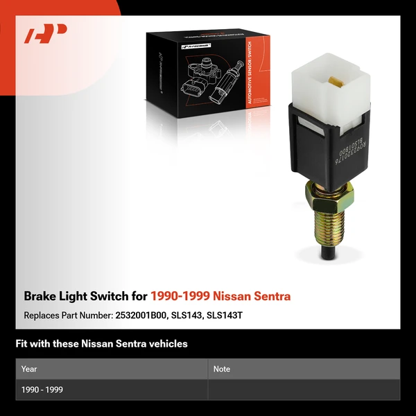 Brake Light Switch for 1990-1999 Nissan Sentra