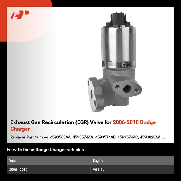 Exhaust Gas Recirculation (EGR) Valve for 2006-2010 Dodge Charger
