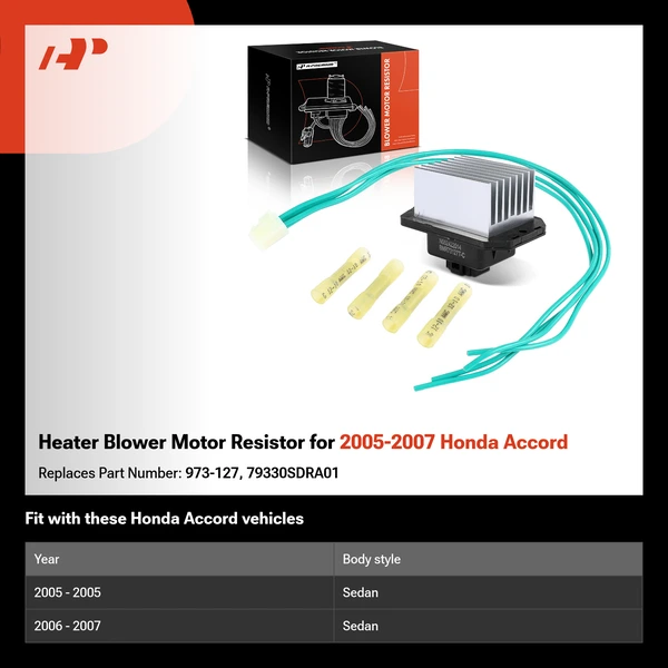 Heater Blower Motor Resistor for 2005-2007 Honda Accord