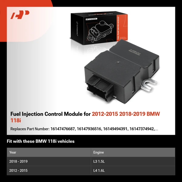 Fuel Injection Control Module for 2012-2015 2018-2019 BMW 118i