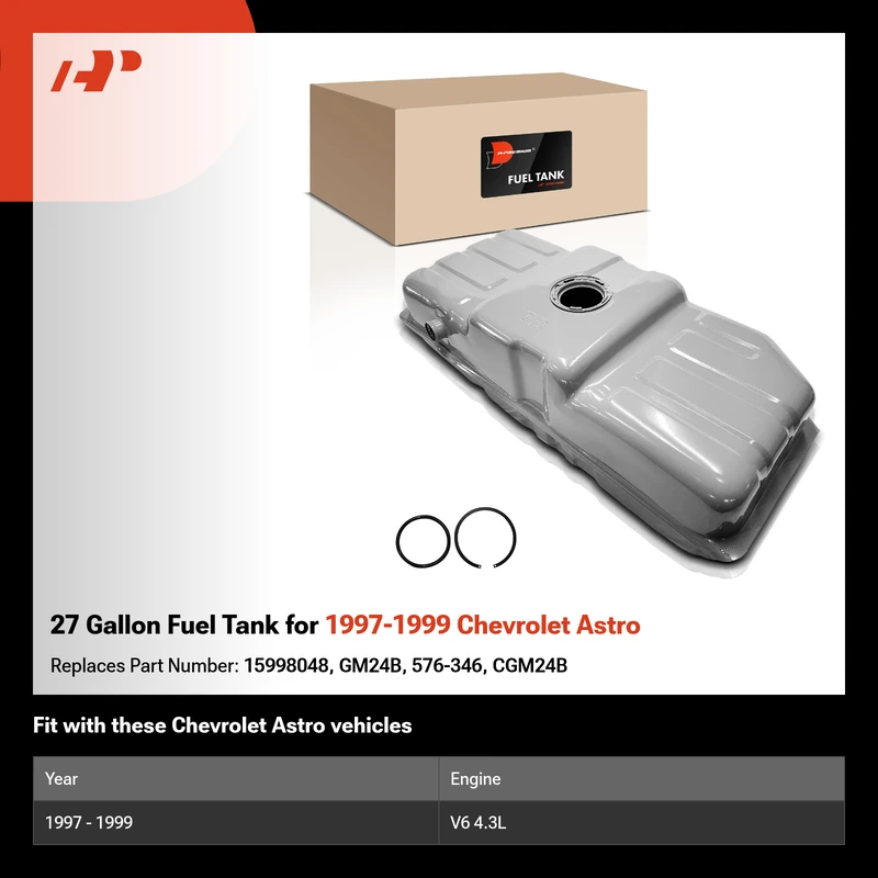 27 Gallon Fuel Tank for 1997-1999 Chevrolet Astro