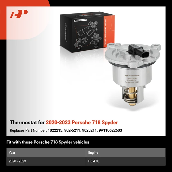 Thermostat for 2020-2023 Porsche 718 Spyder