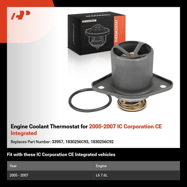 Engine Coolant Thermostat for 2005-2007 IC Corporation CE Integrated