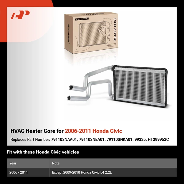 HVAC Heater Core for 2006-2011 Honda Civic