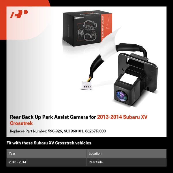 Rear Back Up Park Assist Camera for 2013-2014 Subaru XV Crosstrek