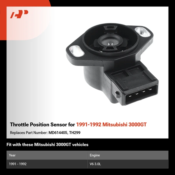 Throttle Position Sensor for 1991-1992 Mitsubishi 3000GT