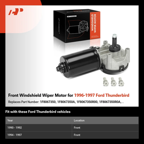Front Windshield Wiper Motor for 1996-1997 Ford Thunderbird