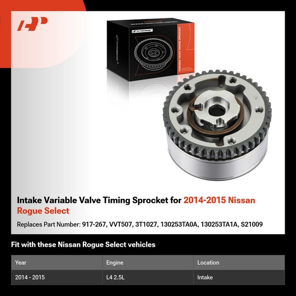 Intake Variable Valve Timing Sprocket for 2014-2015 Nissan Rogue Select