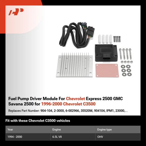 Fuel Pump Driver Module For Chevrolet Express 2500 GMC Savana 2500 for 1996-2000 Chevrolet C3500