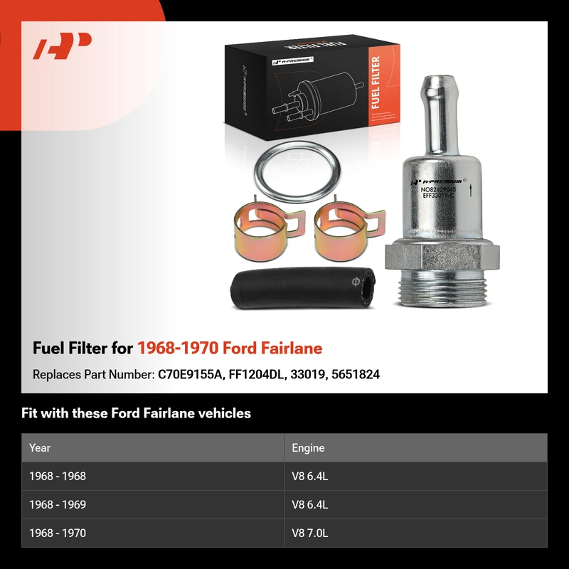 Fuel Filter for 1968-1970 Ford Fairlane