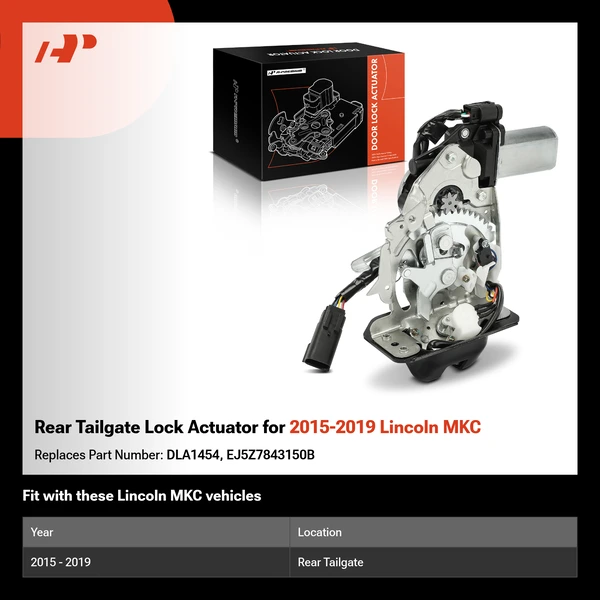 Rear Tailgate Lock Actuator for 2015-2019 Lincoln MKC