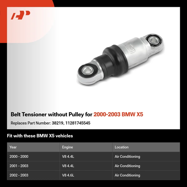 Belt Tensioner without Pulley for 2000-2003 BMW X5