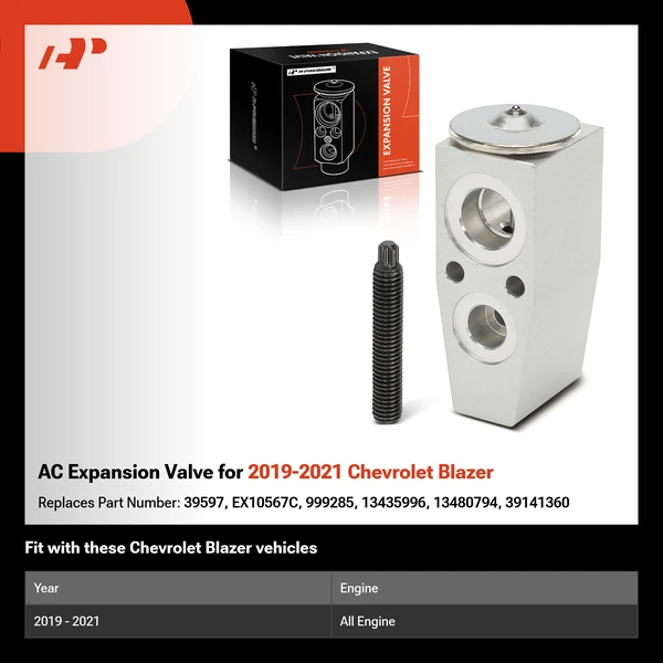 AC Expansion Valve for 2019-2021 Chevrolet Blazer