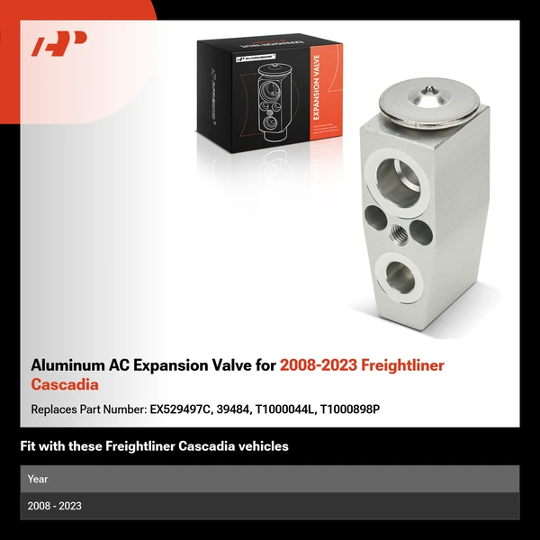 Aluminum AC Expansion Valve for 2008-2023 Freightliner Cascadia