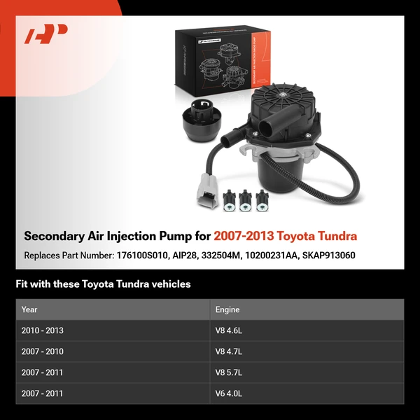Secondary Air Injection Pump for 2007-2013 Toyota Tundra
